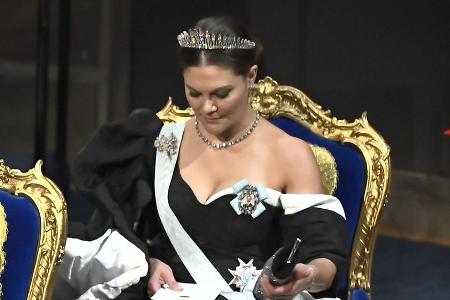 Kronprinzessin Victorias Robe war ein echter Hingucker