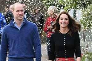 Prinz William und Herzogin Kate auf einer Weihnachtsfeier im vergangenen Jahr