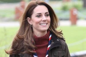 Herzogin Kate hatte sichtlich Spaß am Wiedersehen mit der Pfadfinderbewegung