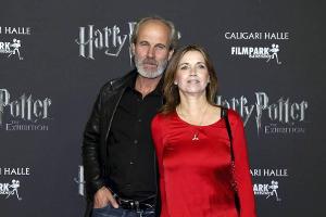 Tina Ruland mit Claus G. Öldorp bei einer Film-Premiere im Oktober 2018
