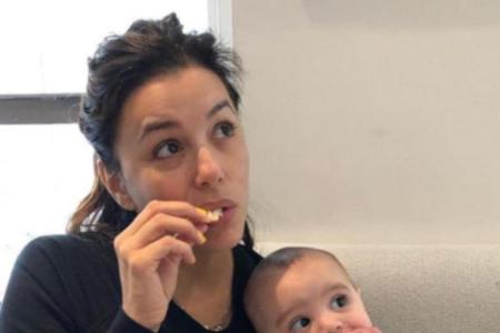 Eva Longoria und ihr Sohnemann