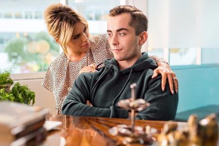 Sylvie Meis und Jonathan Elias Weiske im Kinofilm 