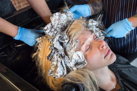 Kandidatin Theresia während des Umstylings