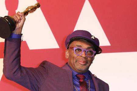 Spike Lee mit seinem Oscar