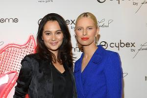 Karolina Kurkova (re.) mit Emma Heming Willis auf der Geburtstags-Launch-Party in New York