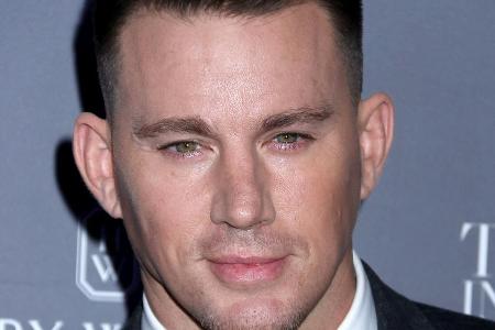 So kennen ihn seine Fans: Channing Tatum mit dunkelbraunem Haar
