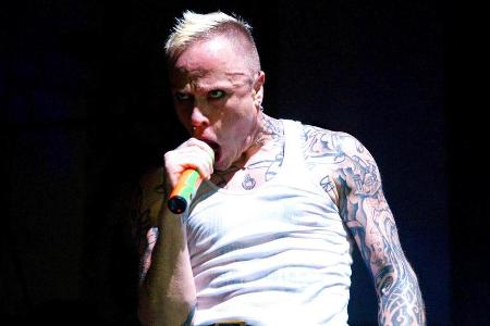 Keith Flint bei einem Auftritt mit The Prodigy