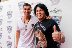 Costa Cordalis (r.) mit seinem Sohn Lucas auf Mallorca