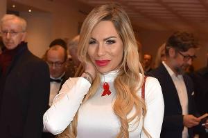 Gina-Lisa Lohfink bei einem Auftritt in Berlin