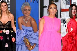 Heidi Klum, Lady Gaga, Jennifer Lopez und Sandra Bullock setzen auf auffällige Statement-Looks