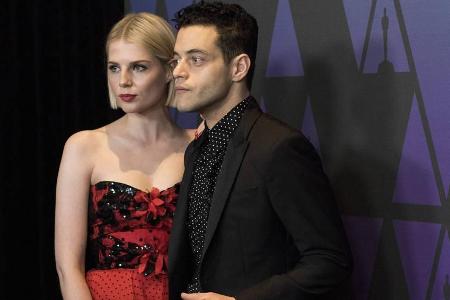 Lucy Boynton und Rami Malek bei den 