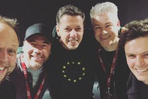 Die fünf Michaels (von links): Michael Bernd "Smudo" Schmidt, Michael "Bully" Herbig, Michael Beck, Michael Mittermeier und ...