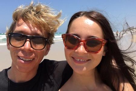 Helmut Werner und Nicole Mieth im Liebesglück