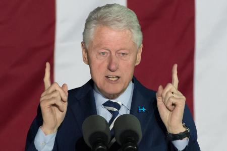 Bill Clinton bei einer Veranstaltung in Philadelphia
