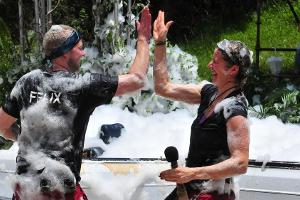 Sandra Kiriasis und Felix van Deventer absolvierten an Tag 14 die Dschungelprüfung