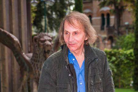 Michel Houellebecq bei einem Auftritt in Venedig