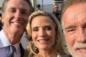 Arnold Schwarzenegger freut sich für Gavin Newsom