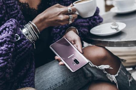 Samsung stellt das Galaxy S10 im Februar vor, hier ist noch der Vorgänger Galaxy S9 zu sehen