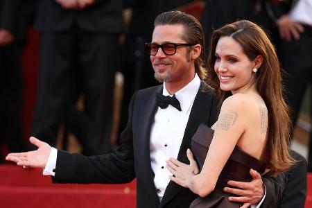 Brad Pitt und Angelina Jolie gemeinsam in Cannes im Jahr 2011