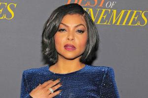 Taraji P. Henson zeigte sich in einem glamourösen blauen Kleid auf dem roten Teppich