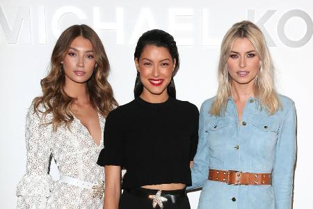 Lorena Rae, Rebecca Mir und Lena Gercke (v.l.n.r) auf dem Michael-Kors-Event in München