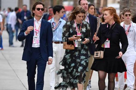 Prinzessin Beatrice mit Mutter und Freund