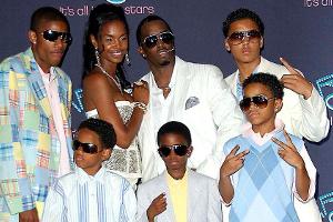 Die Familie: Sean Combs, Ex-Freundin Kim Porter und die Kinder