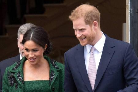 Prinz Harry und Herzogin Meghan bei einem ihrer letzten gemeinsamen Auftritte vor der sehnlichst erwarteten Geburt des Babys