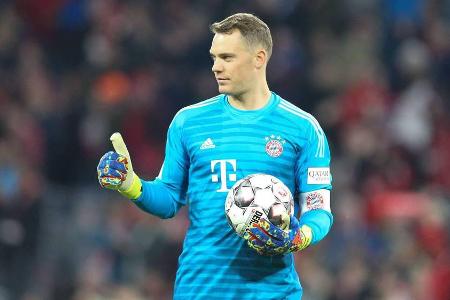 Manuel Neuer während des Spiels des FC Bayern München gegen Borussia Dortmund