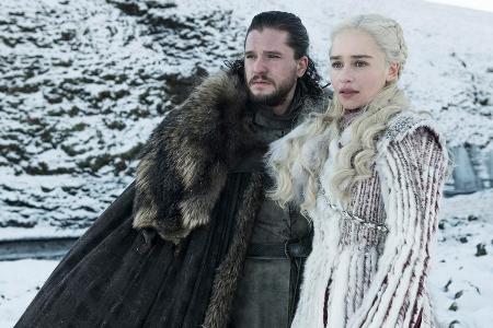 Jon Schnee (Kit Harington) und Daenerys Targaryen (Emilia Clarke) in der finalen Staffel von 