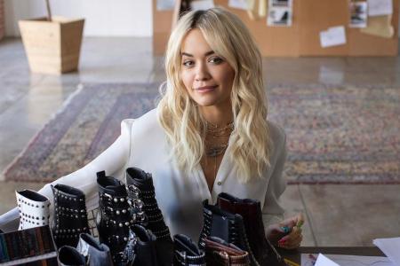 Rita Ora mit ihrer Schuhkollektion: 