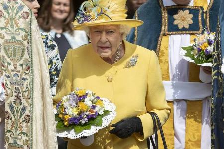 Über zu wenige Blumen wird sich die Queen an ihrem Geburtstag nicht beschweren können
