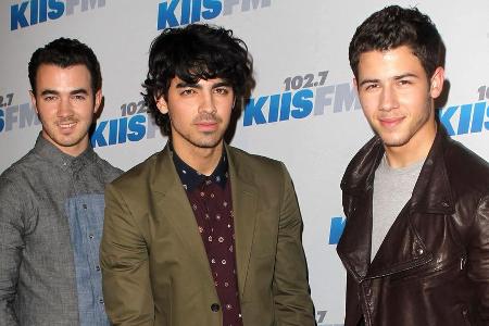 Kevin (v.l.), Joe und Nick Jonas feiern ihr musikalisches Comeback als Band