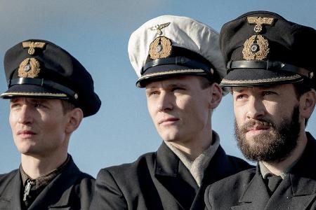 Sie steuern das Serien-U-Boot (v.l.): Oberleutnant zur See Tennstedt (August Wittgenstein), Kapitänleutnant Hoffmann (Rick O...