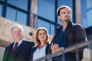 "Der Staatsanwalt: Sauberer Tod": Staatsanwalt Bernd Reuther (Rainer Hunold), Kerstin Klar (Fiona Coors) und Christian Schub...