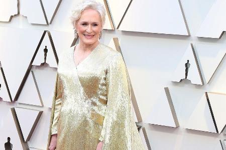 Goldenes Kleid, aber keine goldene Trophäe für Glenn Close bei der Oscarverleihung
