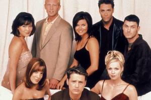 Der Original-Cast von "Beverly Hills, 90210" im Jahr 1998