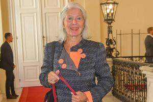 Christiane Hörbiger bei einem Auftritt in Wien