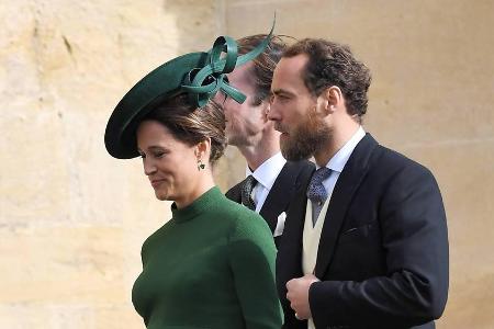 Am vergangenen Freitag zeigte sich Pippa Middleton noch hochschwanger auf der Hochzeit von Prinzessin Eugenie