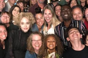 David Oyelowo zeigt sein Team auf Instagram: Mit dabei eine erblondete Angelina Jolie