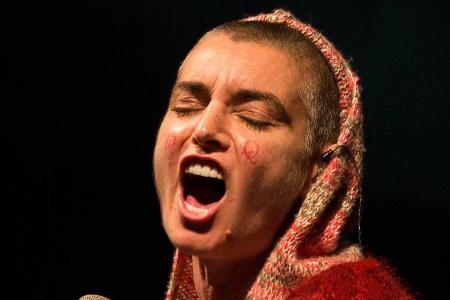 Sängerin Sinéad O'Connor, als sie noch nicht zum Islam gefunden hatte