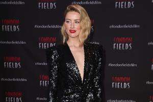 Schauspielerin Amber Heard versprühte bei der Filmpremiere von "London Fields" viel Glamour