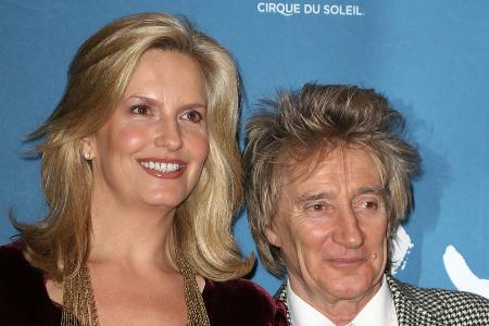 Rod Stewart und Ehefrau Penny Lancaster in London