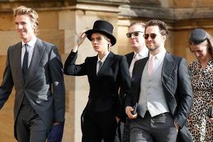 Cara Delevingne besuchte die Hochzeit von Prinzessin Eugenie und Jack Brooksband