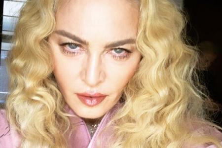 Auf dem Selfie sieht Madonna nicht sehr frisch aus