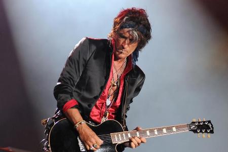 Joe Perry während eines Auftritts in Rio de Janeiro