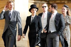Hut, Frack, Krawatte, Stilettos: Cara Delevingne im androgynen Hochzeitsoutfit