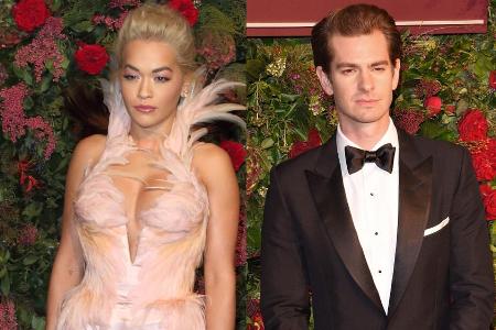 Rita Ora und Andrew Garfield waren Mitte November bei den Theatre Awards 2018 in London zu Gast