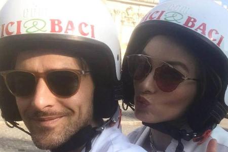 Auch nach elf Jahren Beziehung sind Johannes Hübl und Olivia Palermo noch verliebt wie am ersten Tag