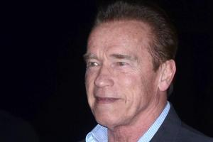 Arnold Schwarzenegger bei einem Auftritt in Burbank